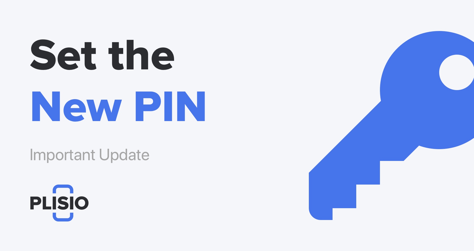 重要: PIN コードのリセット。 SMS認証。